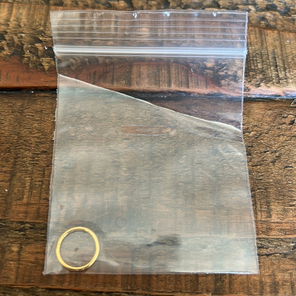 16 Gauge Gold Nose Ring